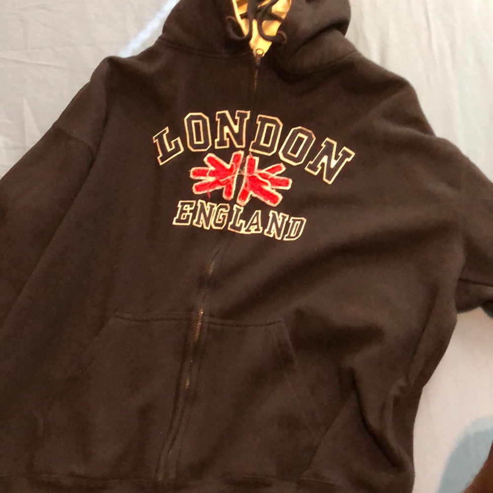 Zip up London England jacket